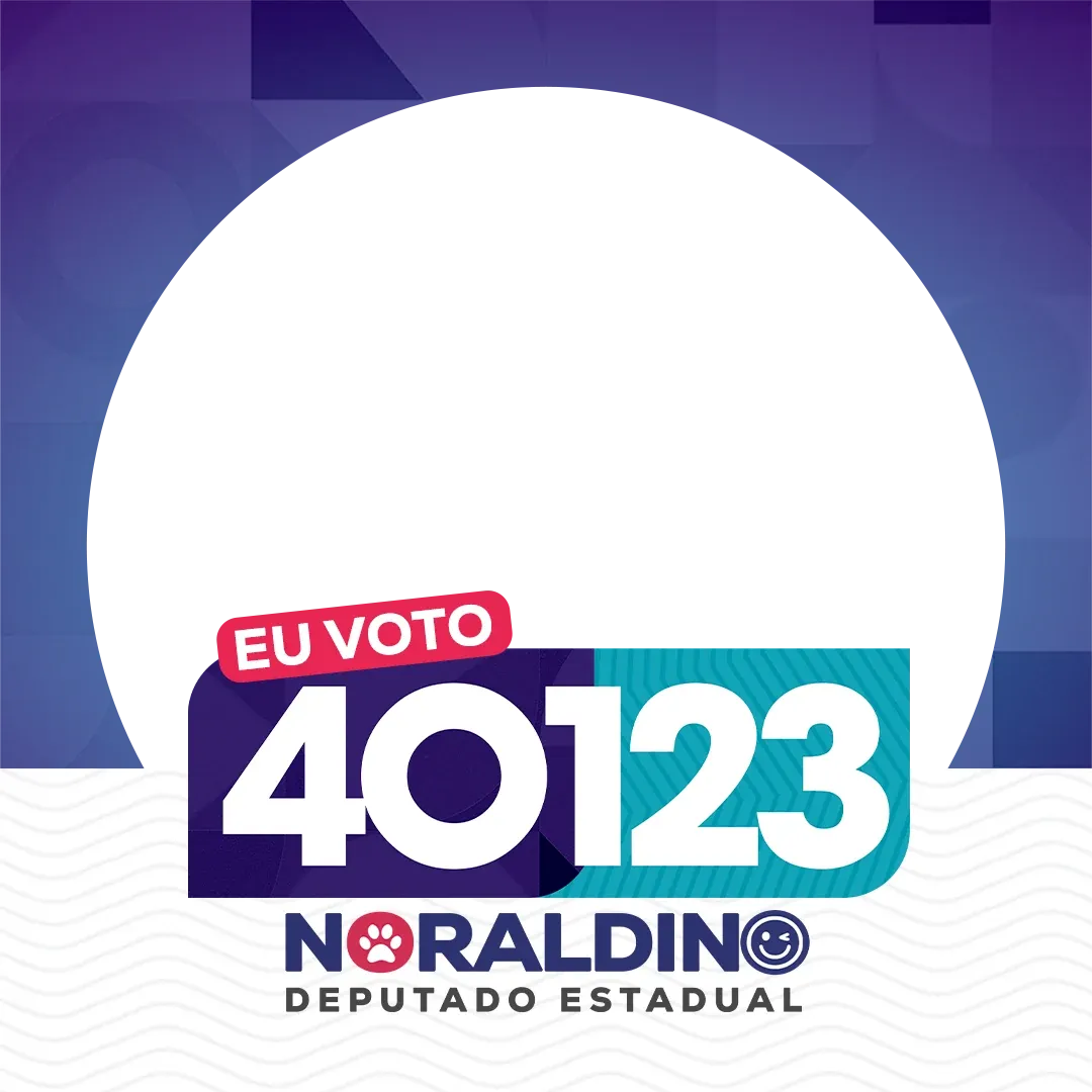 Noraldino Jr. 40123 — Eu voto 40123